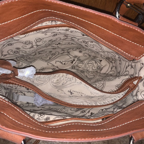 Genuine leather concealed carry purse NWT - Picture 3 of 4